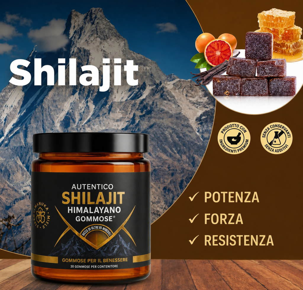 GOMMOSE DI SHILAJIT HIMALAYANO AUTENTICO 100% PREMIUM